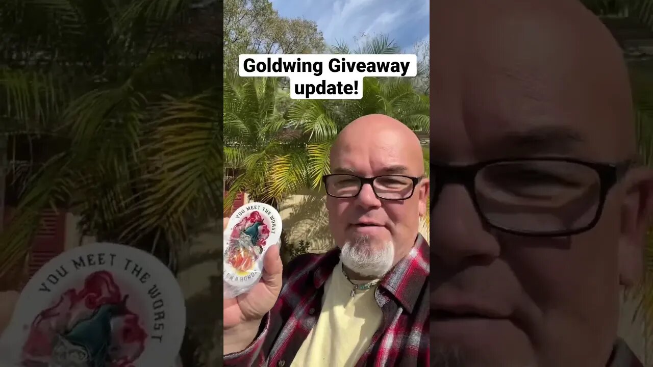 Grab your entry into the Honda Goldwing Giveaway! Link in comments