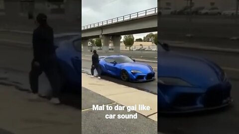 Mai to dar gai like car sound 😄😄