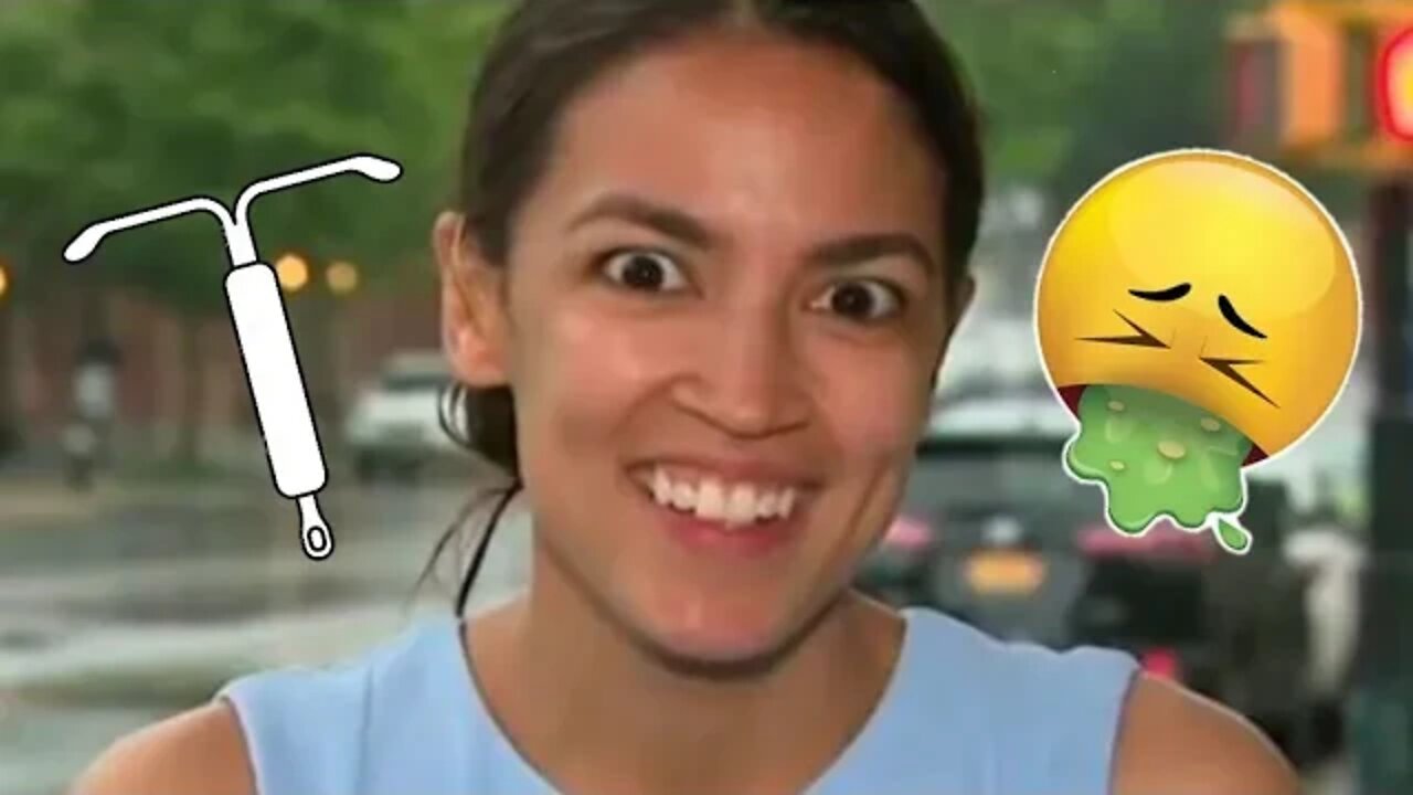 "AOC" Alexandria Ocasio-Cortez lets the world know about her IUD. TMI!!