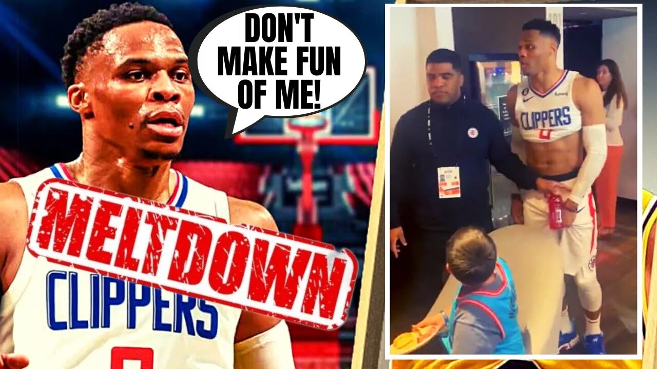 Russell Westbrook CONFRONTS Suns Fan At Halftime, Goes VIRAL For Another Meltdown