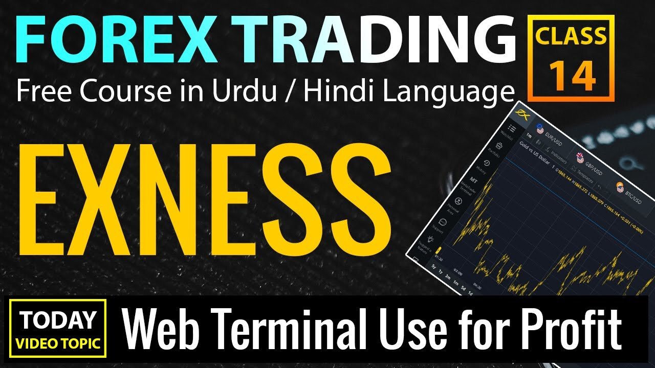 How to use Exness Web Terminal for Good Profit - Class 14