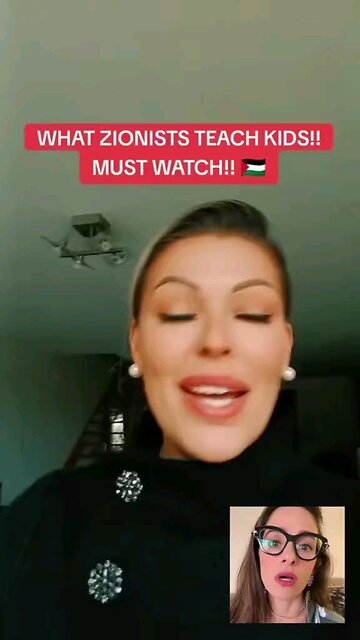 Look at what she found! What the Zionists teach their kids.