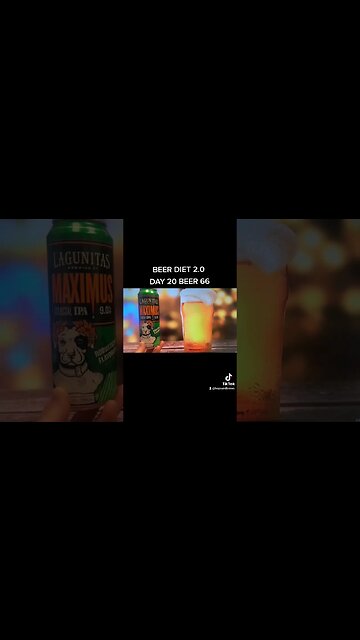 BEER DIET 2.0 Day 20 Beer 66 #beer #fasting #beerdiet #diet #subscribe #follow