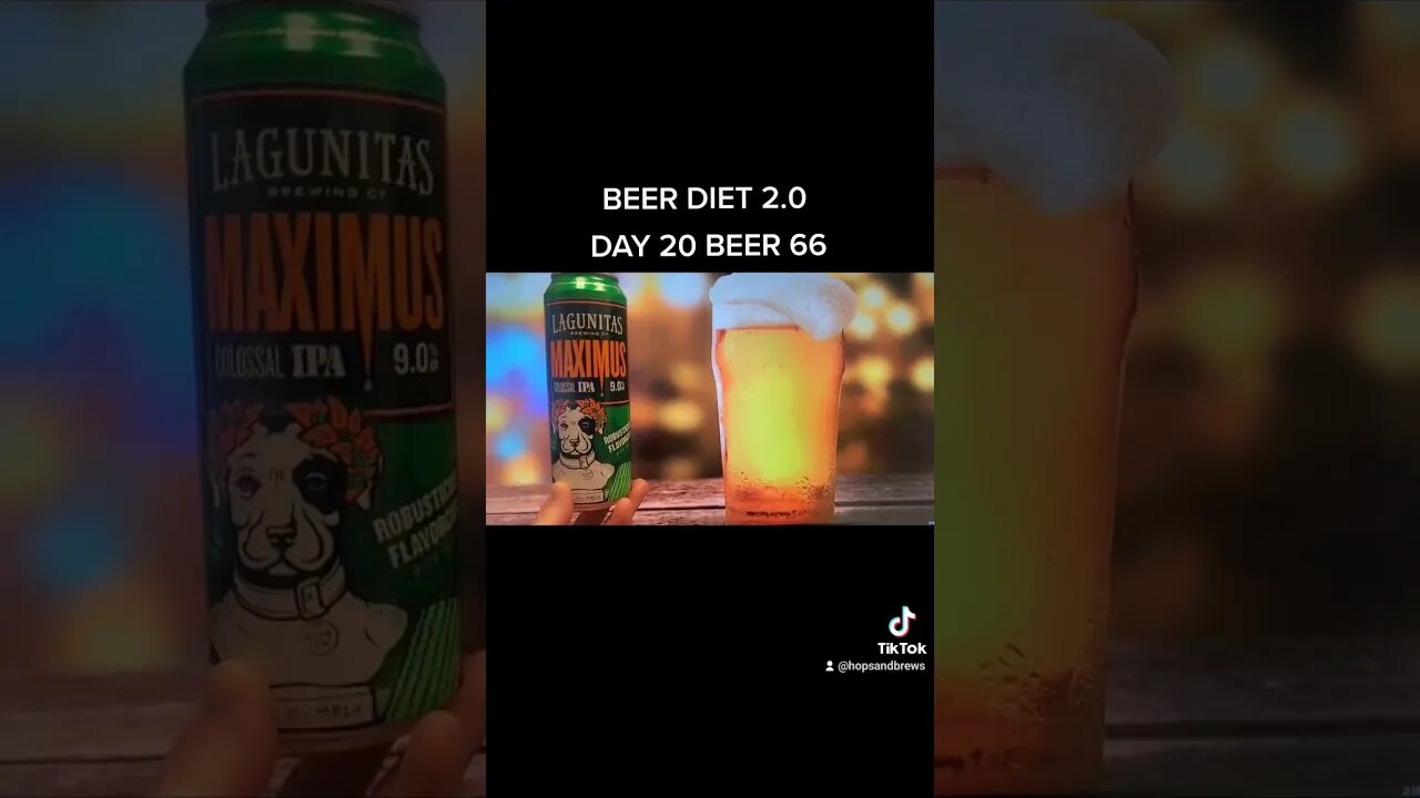 BEER DIET 2.0 Day 20 Beer 66 #beer #fasting #beerdiet #diet #subscribe #follow