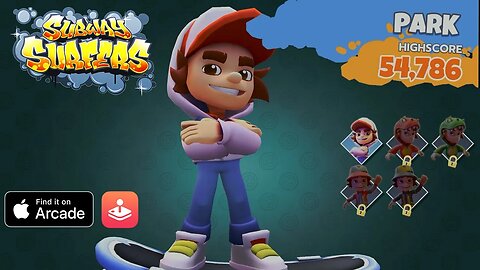 Subway Surfers Tag Park Gameplay as Jake - Apple Arcade Games Showcase