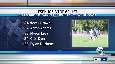 ESPN 106.3 Top 63 List 40-318/7