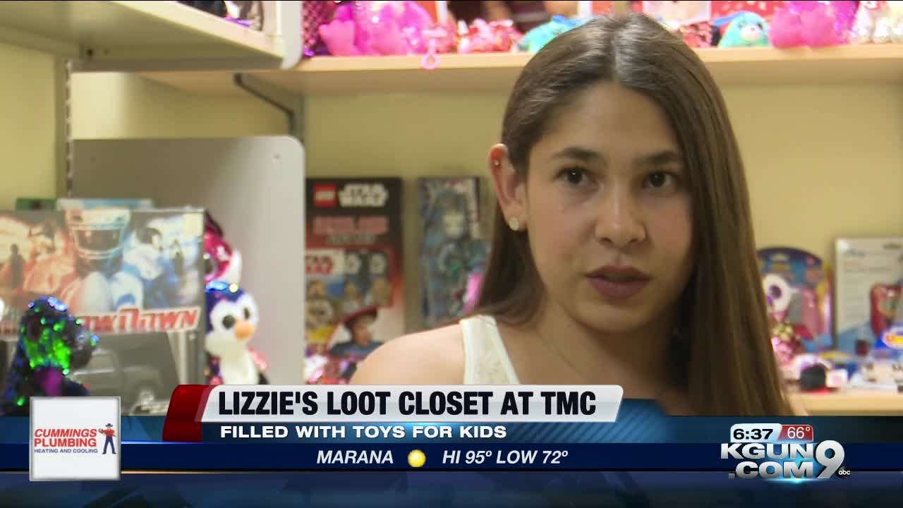 TMC Toy Closet donate by Team Lizzie Bell