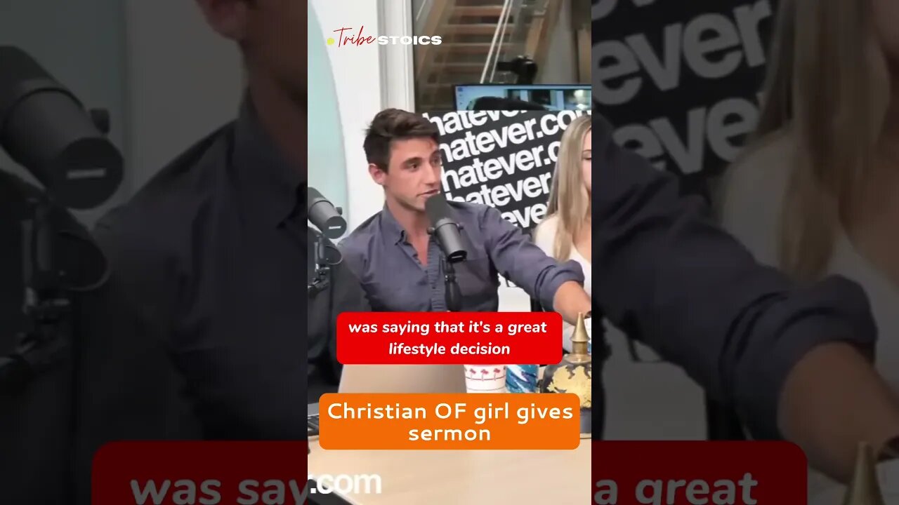 Christian OF girl gives a sermon #redpill