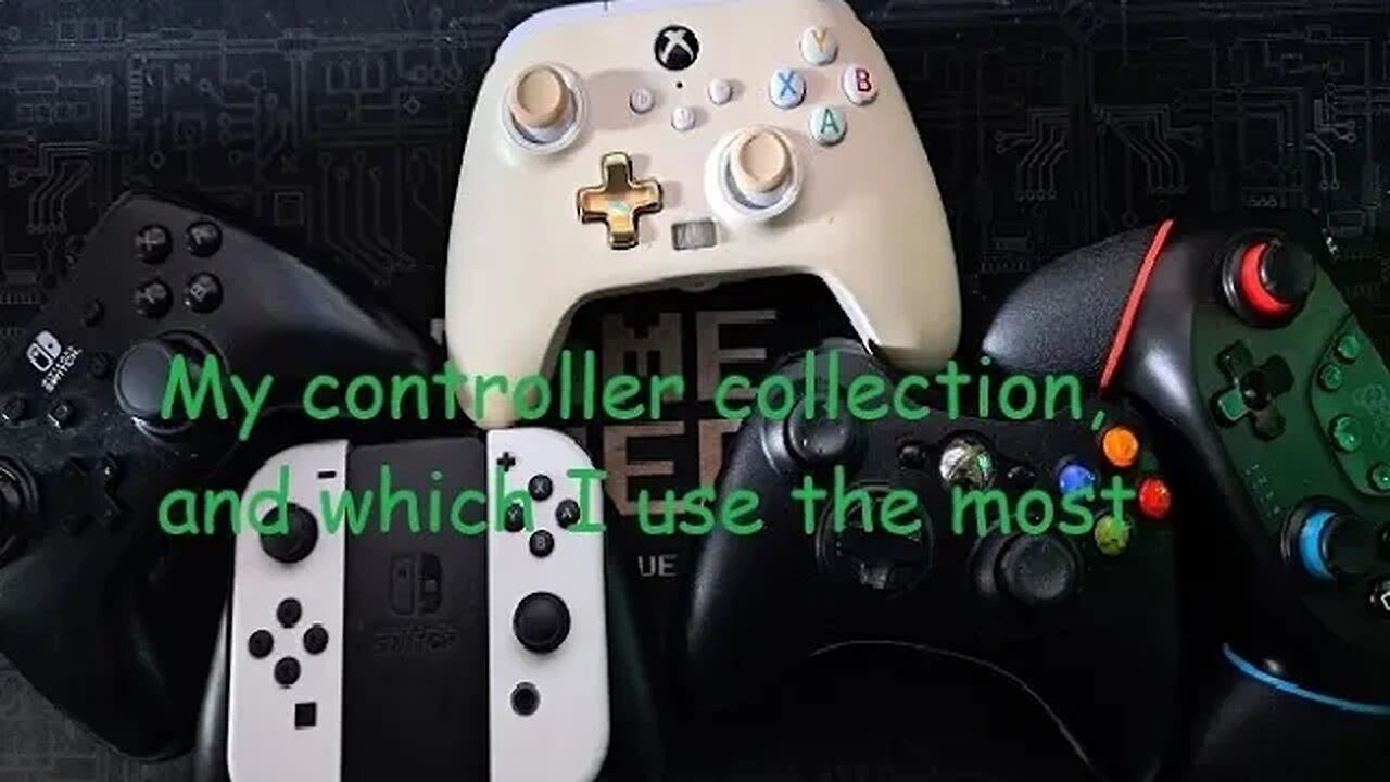 My collection of gaming controllers, and which are my favorite.