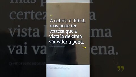 A vista lá de cima vai valer a pena