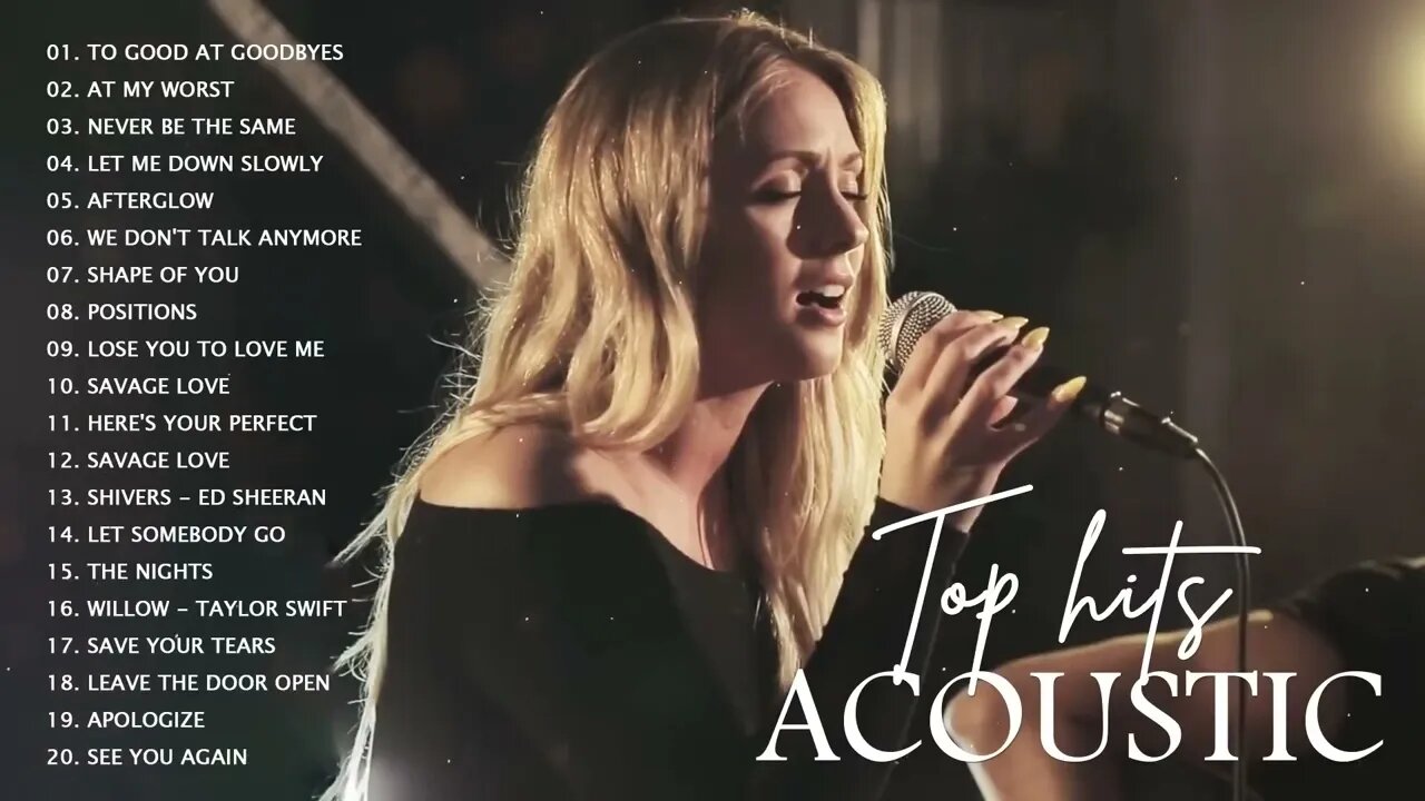 Top Hits Acoustic 2023 New English Acoustic Songs 2023 Collection Popular Songs Acoustic Cover