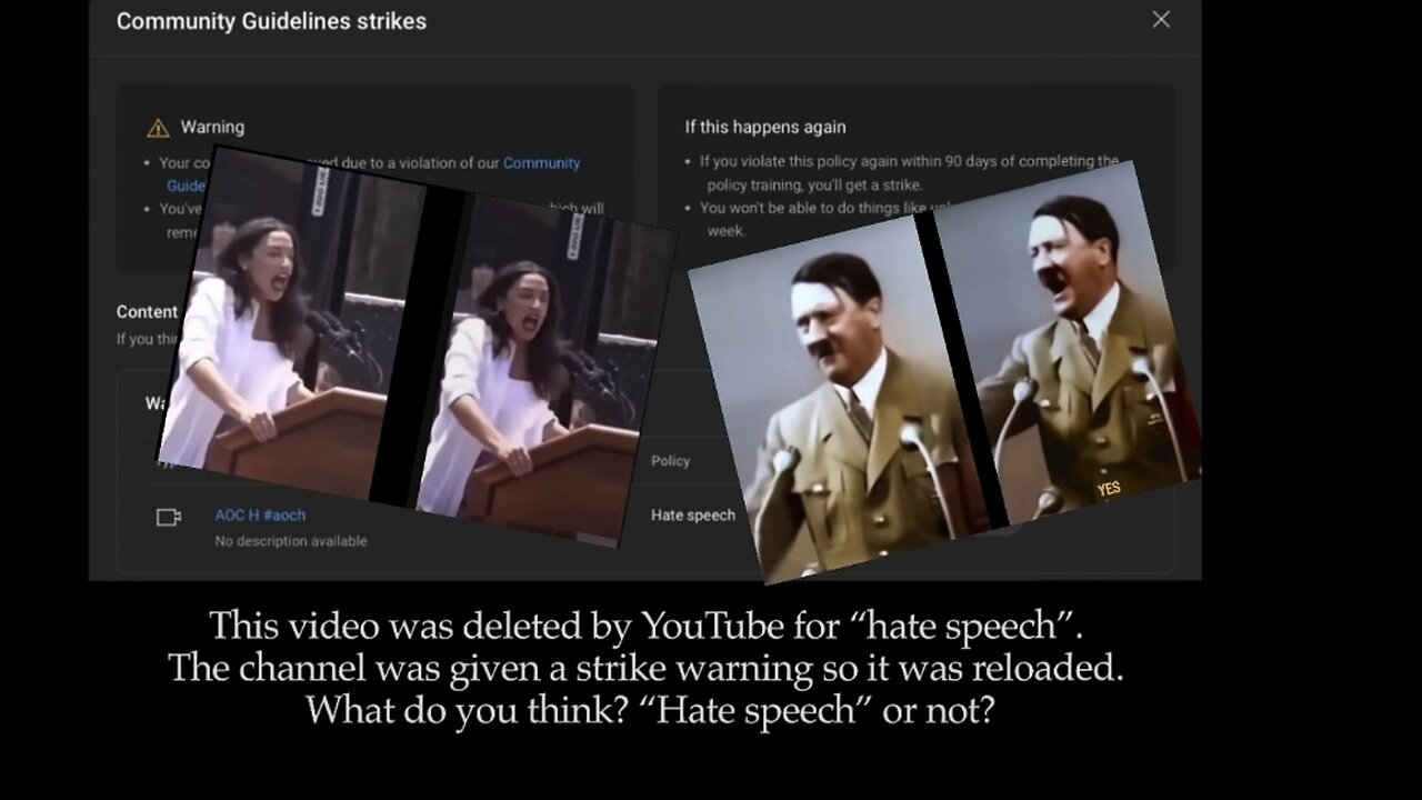 YouTube deleted this for “hate speech”