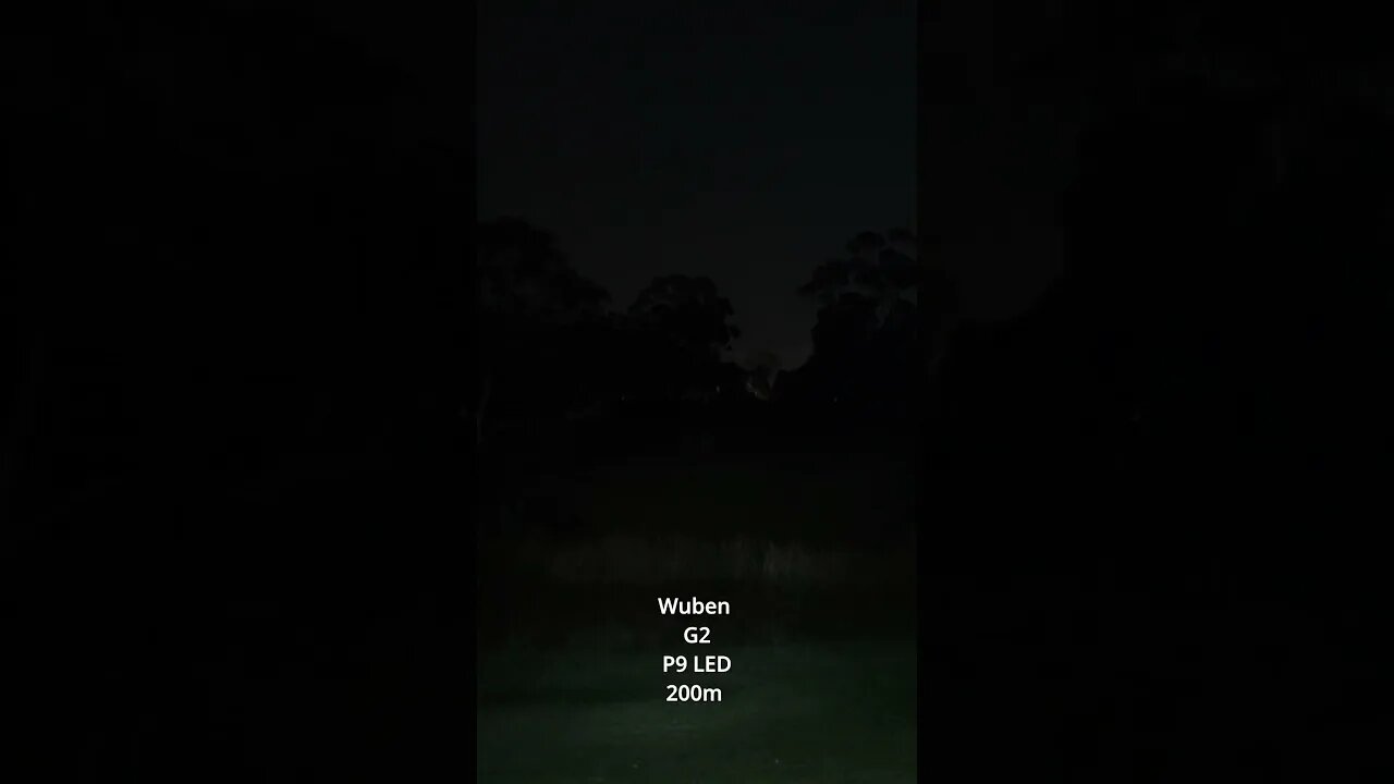 Wuben G2 long range beam shots