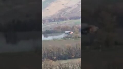 Shocking New footage of Russian Helicopter downed on 10/31 by Ukraine