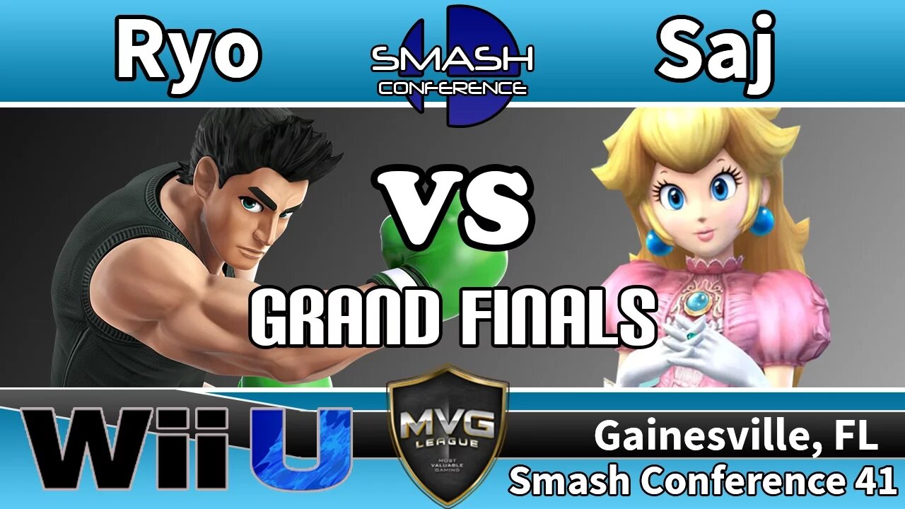 MVG|Ryo (Little Mac, Palutena, & Ike) vs. Saj (Peach) - Grand Finals