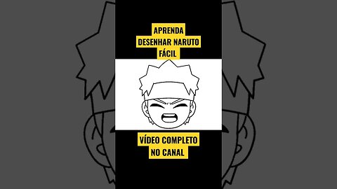 COMO DESENHAR NARUTO #desenho #desenhofacil #desenhofofo #desenholivre #shorts