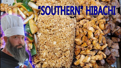 "Southern" Hibachi on the Blackstone