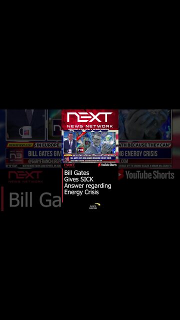 Bill Gates Gives SICK Answer regarding Energy Crisis #shorts