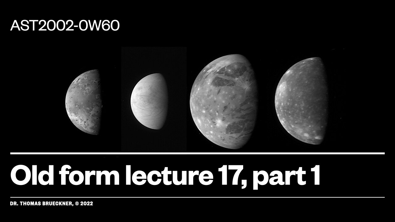 Lecture 17, part 1
