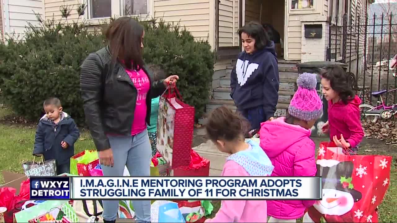 Detroit nonprofit adopts struggling family of 11 for Christmas