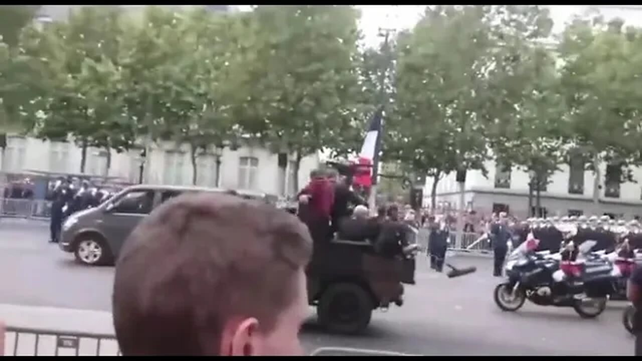 Never has a President of France received such a reception during Bastille Day celebrations...