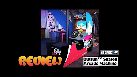 Arcade 1UP - SEGA Outrun Seated Cabinet Machine Review - Driving Wheel, Pedals - Racing - Games 80's