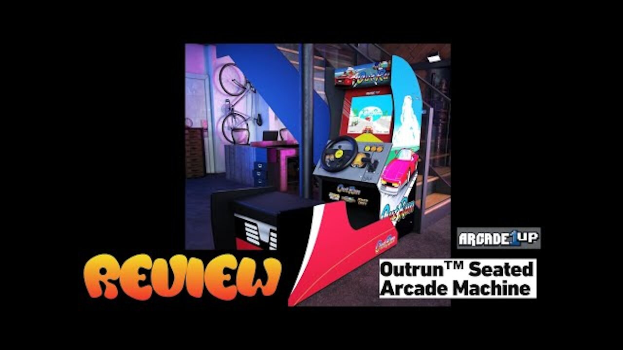 Arcade 1UP - SEGA Outrun Seated Cabinet Machine Review - Driving Wheel, Pedals - Racing - Games 80's