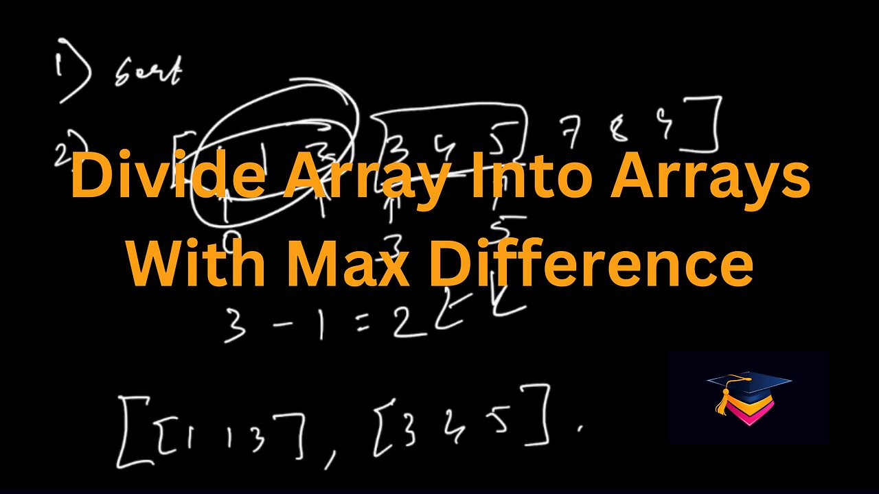 Divide Array Into Arrays With Max Difference