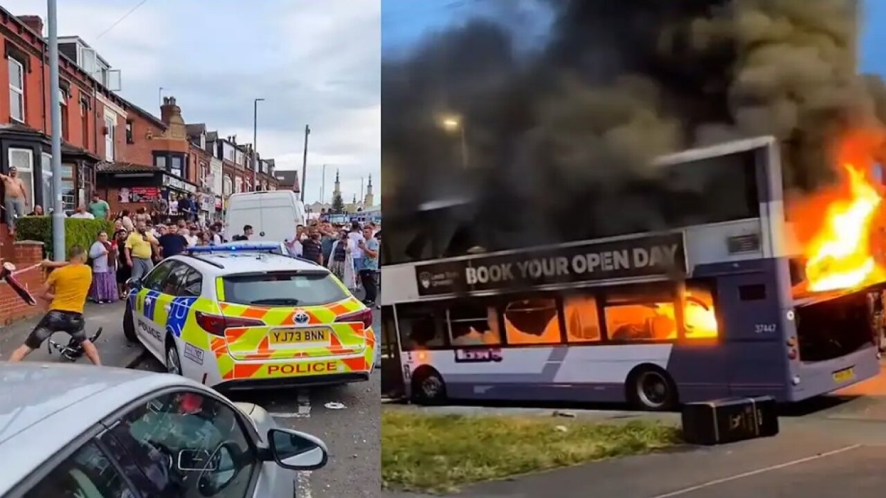 UK migrants riot after social workers rescue endangered children