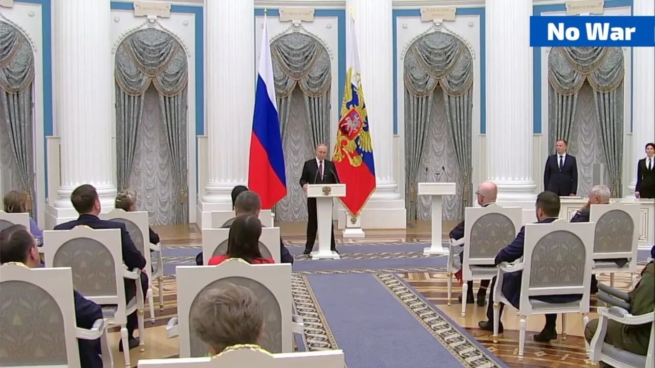 Putin spoke at the ceremony of presenting state awards!