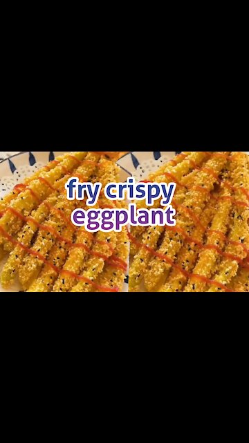 How to cook crispy eggplant,here we are!