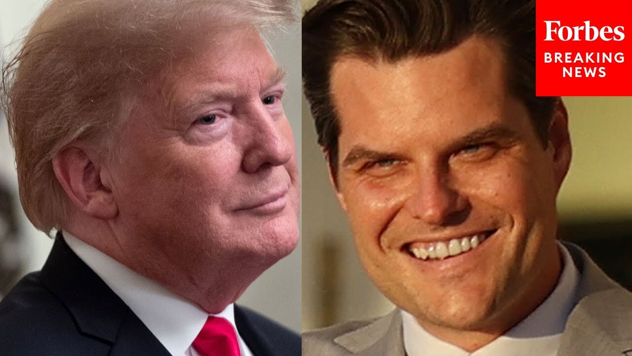 Matt Gaetz Says He's Talked With Trump About Making Him Speaker Of The House