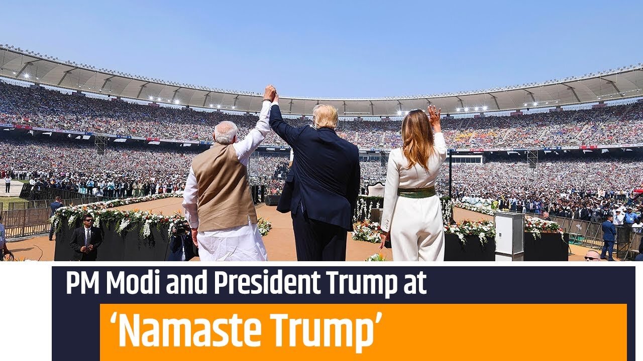 PM Modi & Donald Trump interacted with a group of youngsters at during