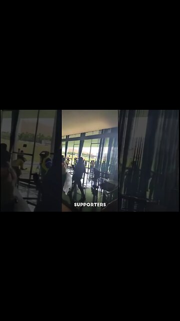 Supporters of Bolsonaro, Broke Through Barriers & Entered The Brazilian Congress In Brasilia