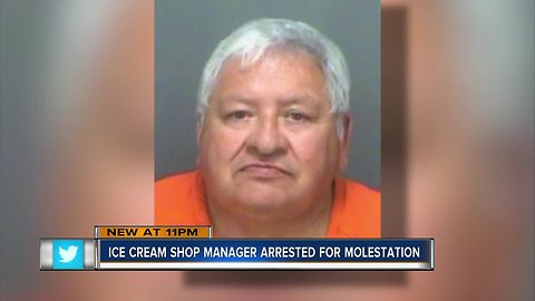 Pinellas County ice cream shop manager accused of molesting 4 underage girls