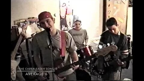 Average 6 “The #Cheerleader Song” filmed in #2001 #poppunk