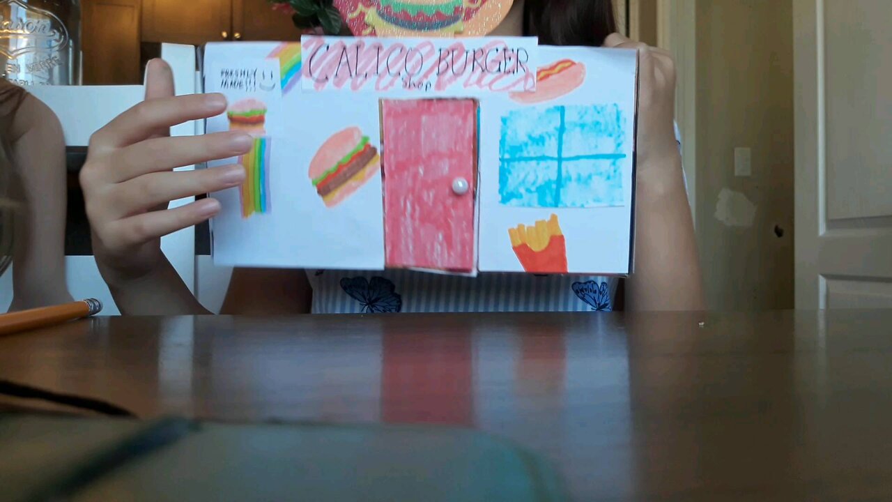 I crafted a CALICO CRITTER BURGER SHOP!!!!