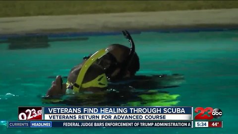 Veterans find healing through scuba