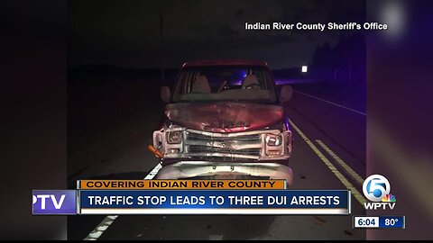 3 men arrested for DUI at the same scene in Indian River County