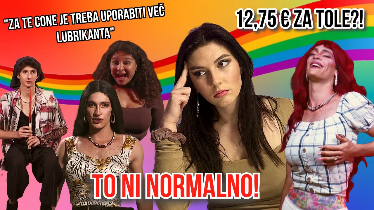 RTV je WOKE! predvajajo Drag queen show in govorijo o homoseksualnih spolnih odnosih z mladoletniki