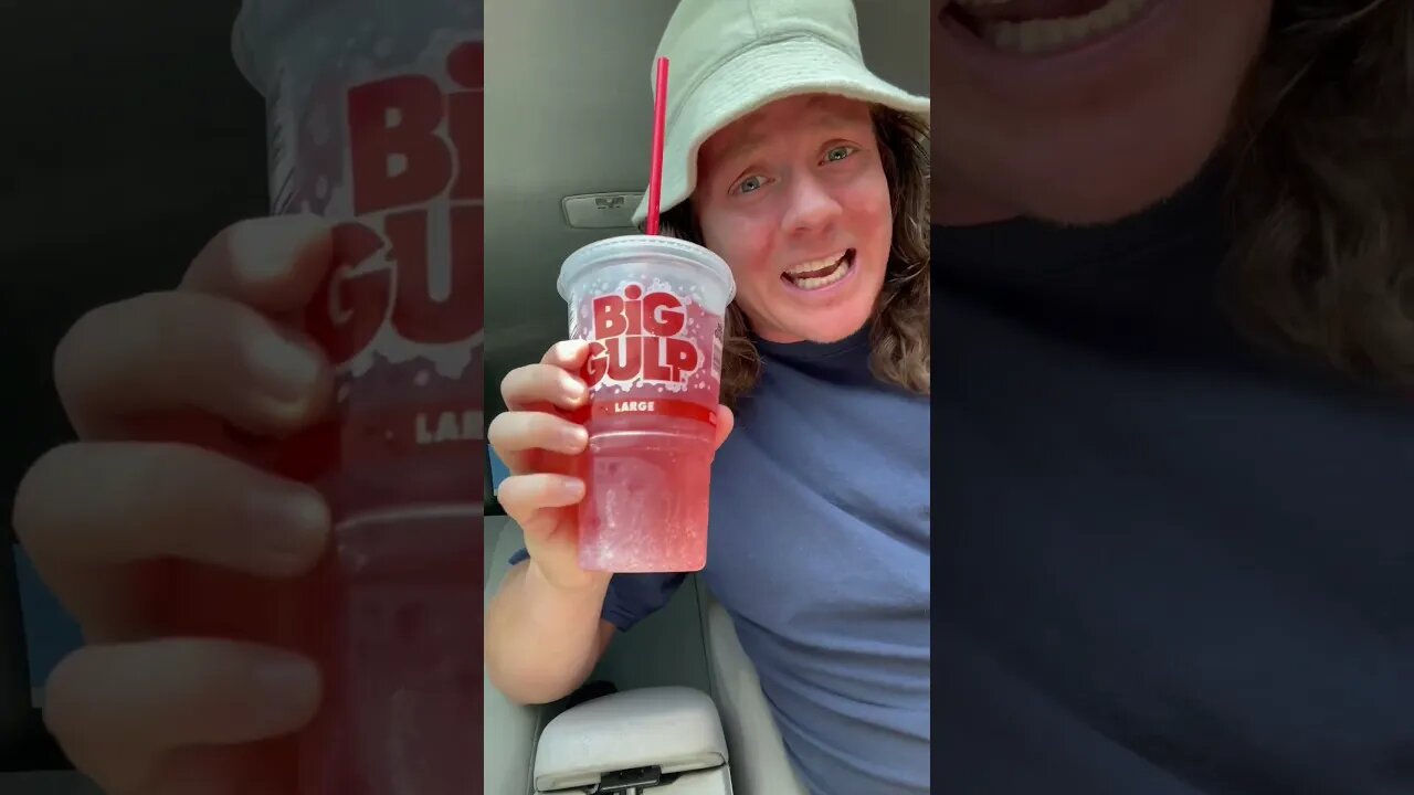GULP GULP GULP 💦 I GOTTA GET MY GULP! 🥤 7/11 BIG GULP! AHHHH! #soda #sprite #sodaman #perfectpop
