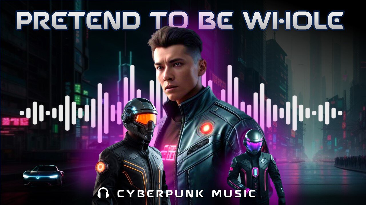 EDM Synthwave Music ( Official Music Video) | Pretend to be whole | Cyberpunk Music Retro EDM 🎵🎧