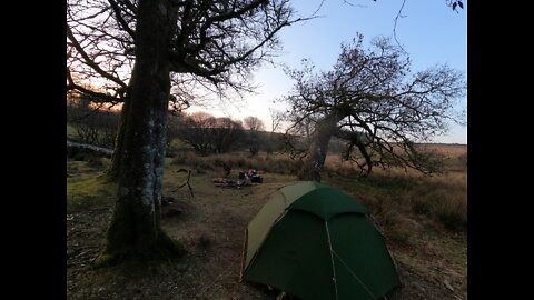 Just woken up. Opening the tent up for more air flow vlog