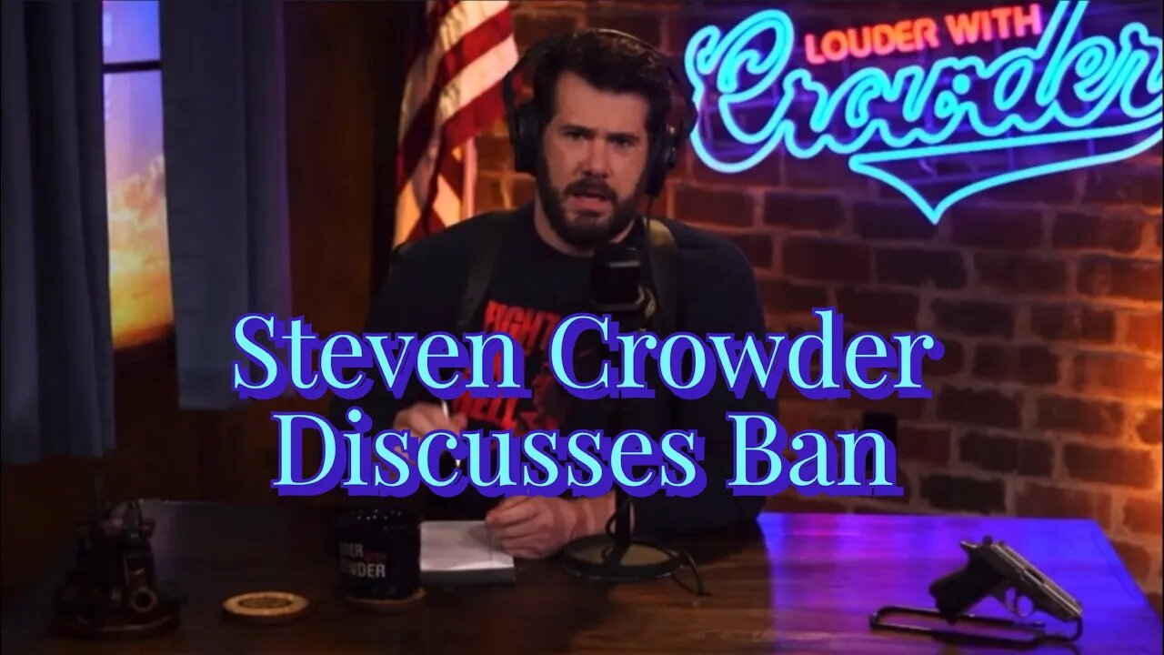 Steven Crowder Explain YouTube Ban #Crowder #YouTubeBan #StevenCrowder @The Day After