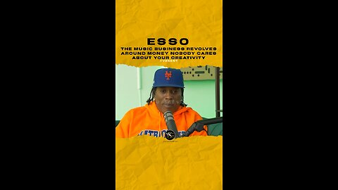 @essowrld The music business revolves around money, nobody cares about your creativity