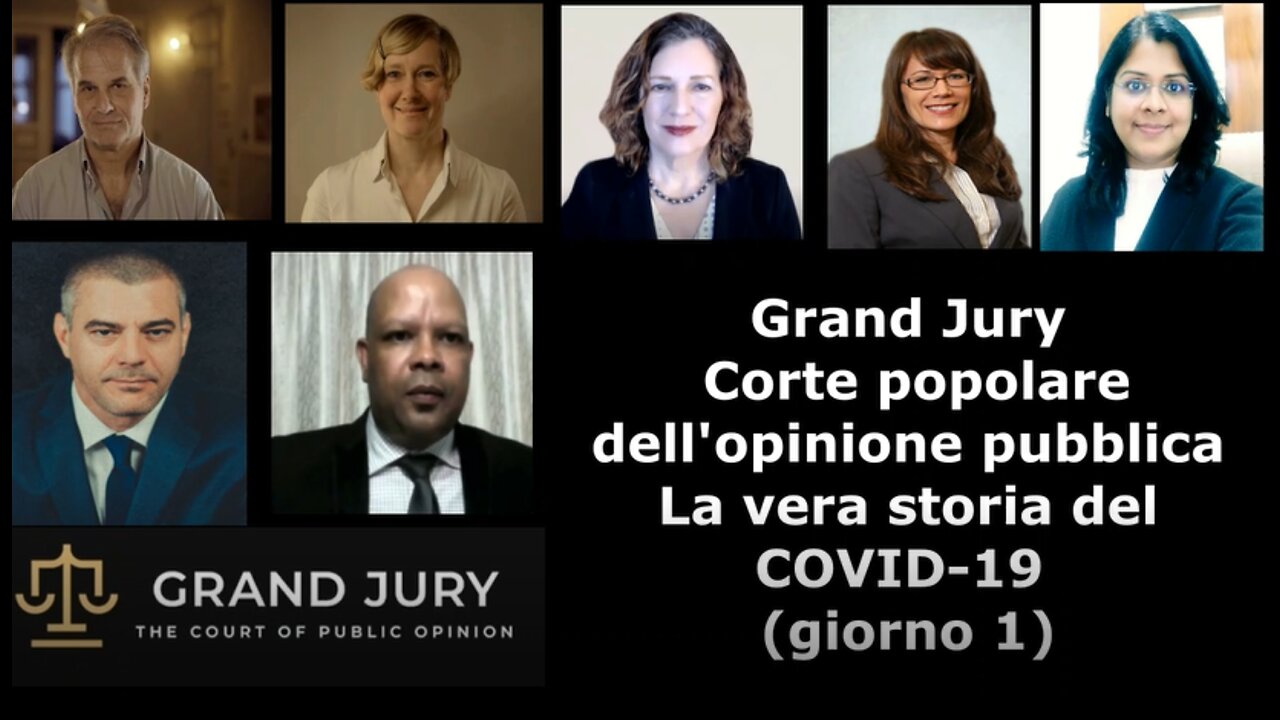 Grand Jury: Corte popolare dell'opinione pubblica La vera storia del COVID-19 (giorno 1)