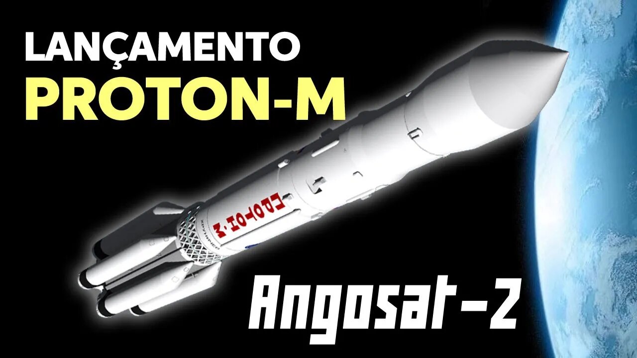 LANÇAMENTO DO FOGUETE PROTON-M COM O ANGOSAT-2