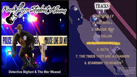 Rock Dojo Student Album #34 “"Detective Bigfoot & the War Weasel"”: Flagpole Sitta (Harvey Danger Cover) Track 5