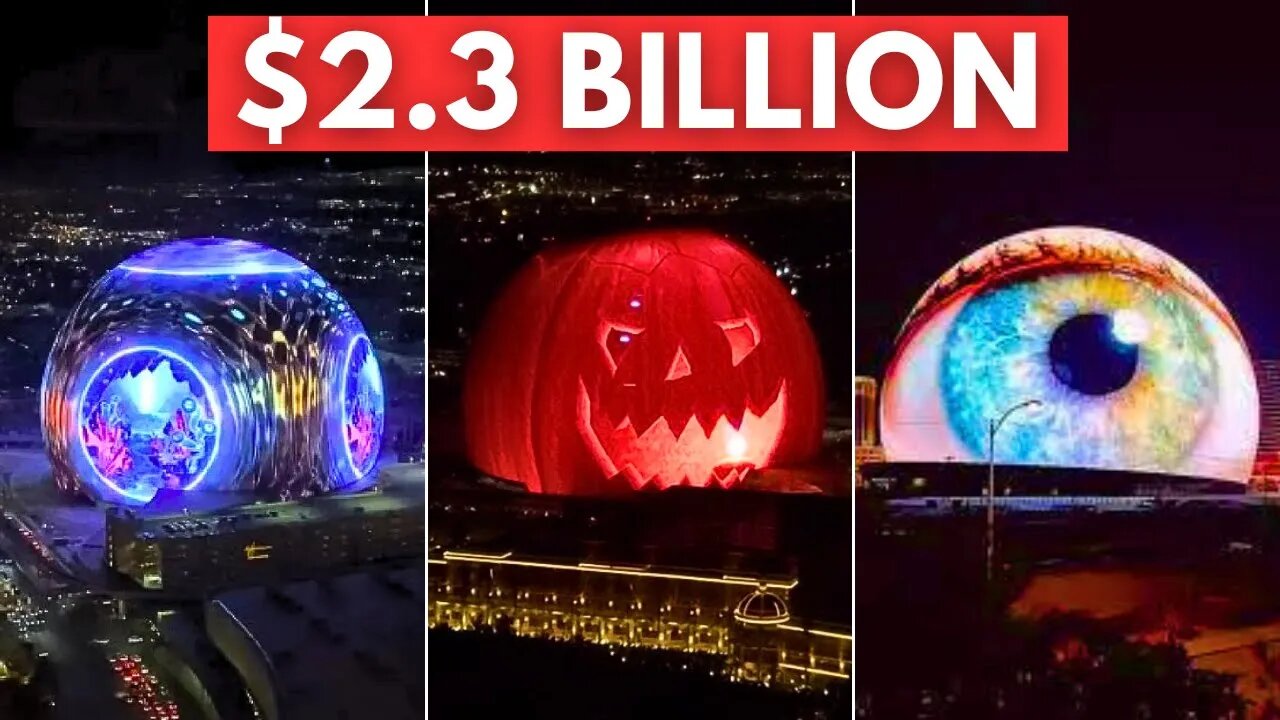 How The World's Largest LED MSG Sphere Came To Life In Vegas