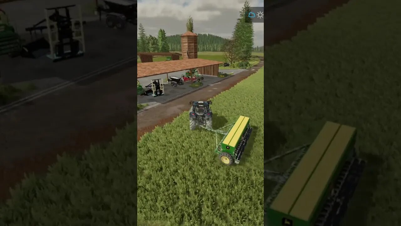 Getting Barley In The Ground Hinterland Farming Simulator 22 #shorts